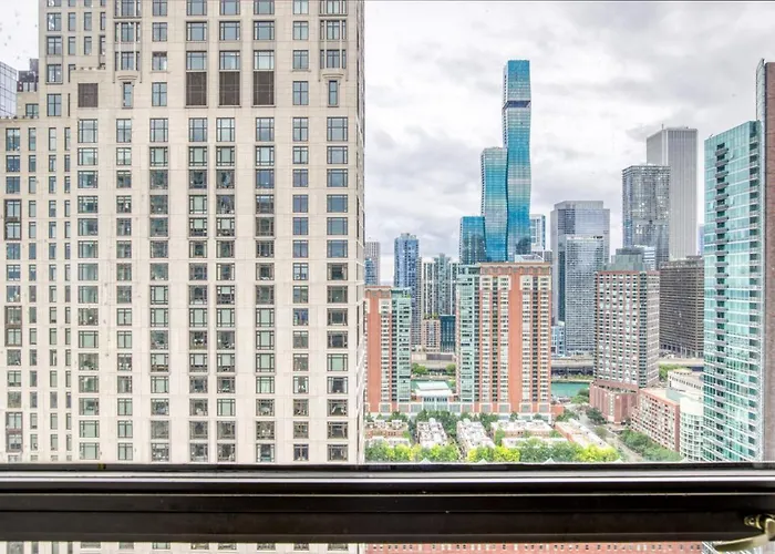 Appartement Streeterville 1br W Gym Pool Nr Navy Pier Chi-411 *